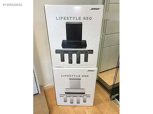 BOSE Lifestyle 650 Beyaz ve Siyah Yepyeni mevcut sahibinden.comda