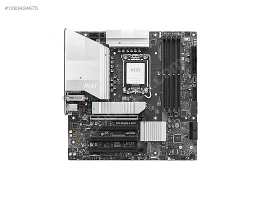 Masaüstü Bilgisayar - Anakart MSI PRO B860M-A WIFI Intel B860 Soket 1851 DDR5 8800Mhz Anakart Anakart