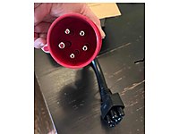 Mavi 5 pinli Tesla adaptör #1283424682