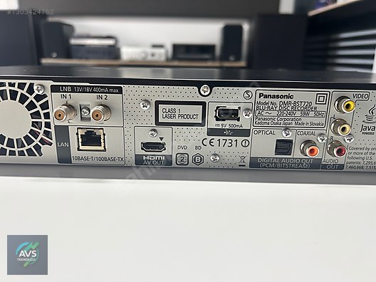 Panasonic / Panasonic DMR-BST720 Bluray Recorder Koleksiyonluk