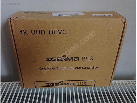 ZGEMMA H11S 4K UHD ENİGMA LİNUX UYDU ALICISI sahibinden.comda