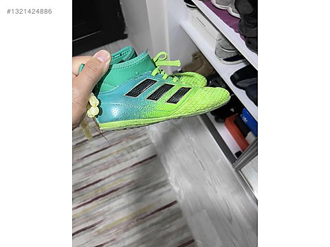 あ゛チャン② Çivisiz Yeşil 33 Numara Adidas Krampon & Ayakkabı - 1321424886