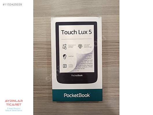 Pocketbook Touch Lux 5 Ruby Red E Kitap Okuyucu 6" Kılıf Hediye ...