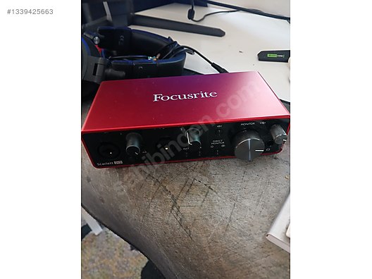 Temiz Focusrite Scarlett 2i2 on sahibinden.com - 1339425663