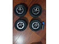 RC araç 1/12 1/16 için jant lastik takımı