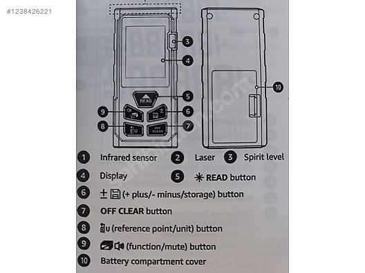 İkinci El ve Sıfır Alışveriş / Teknik Elektronik / Test & Ölçüm Cihazı / Mesafe Ölçer
