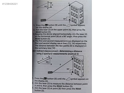 İkinci El ve Sıfır Alışveriş / Teknik Elektronik / Test & Ölçüm Cihazı / Mesafe Ölçer