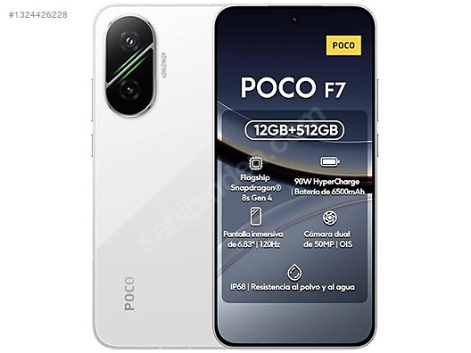 512 GB Beyaz Xiaomi Poco F7 Cep Telefonu - 1324426228