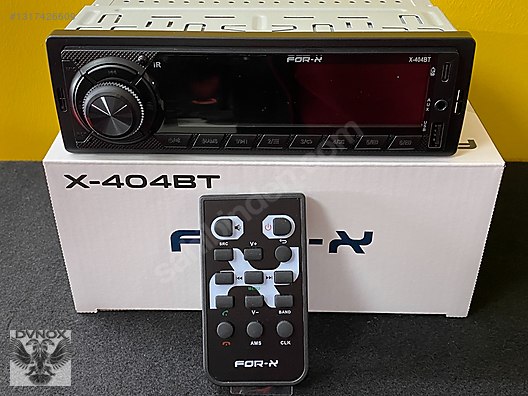 Müzik Çalar / FOR-X X-404 BT OTO TEYP ÇİFT ANFİ ÇIKIŞLI USB BT SD