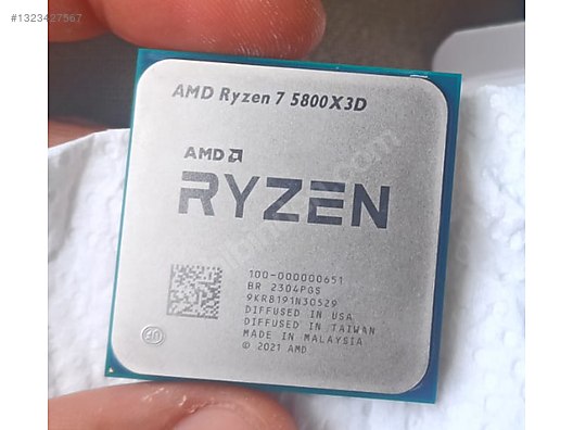 Ryzen 7 5800X3D Fatura Garantili sahibinden.comda - 1323427567