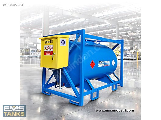 1000 Lt KAPASİTELİ TRANSFER YAKIT TANKI+POMPALI 12V/24V/220V