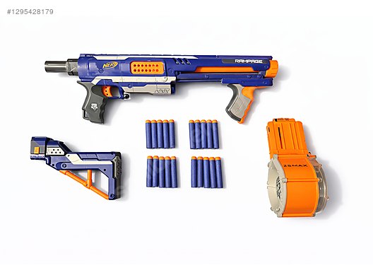 Nerf N-Strike Elite Rampage Davul Şarjörlü | Stok + 25 Dart on