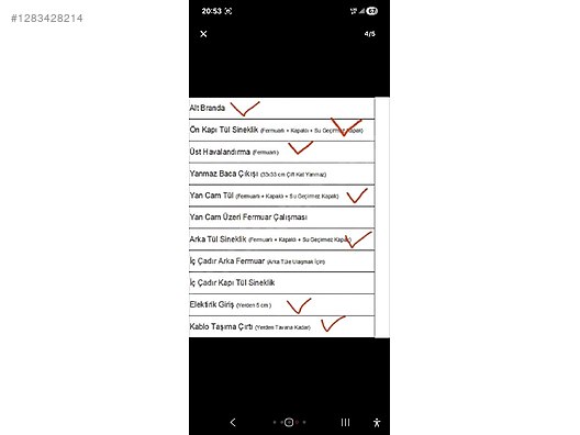 İkinci El ve Sıfır Alışveriş / Spor / Doğa Sporları / Kampçılık & Outdoor / Çadır