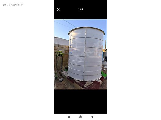 Plastik Dik Silindir Depo - Su Deposu