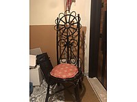 Vintage bambu sandalye