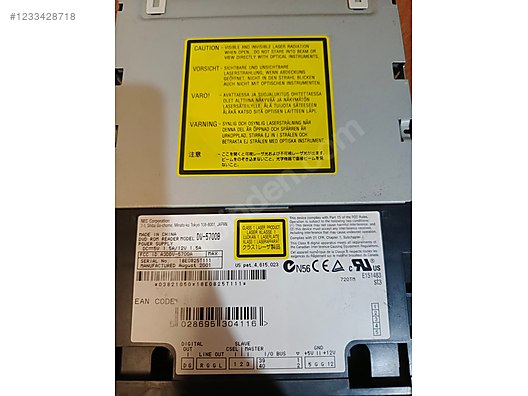 NEC Corporation DVD-ROM READER DV-5700B ANTİKA RETRO DVD OKUYUCU