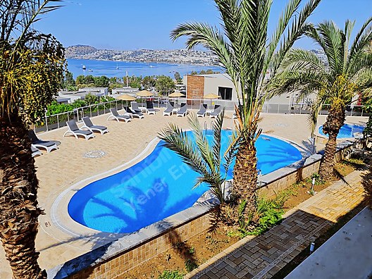 Bodrum bardakçı da deniz manzaralı ful eşyalı kiralık daire Kiralık