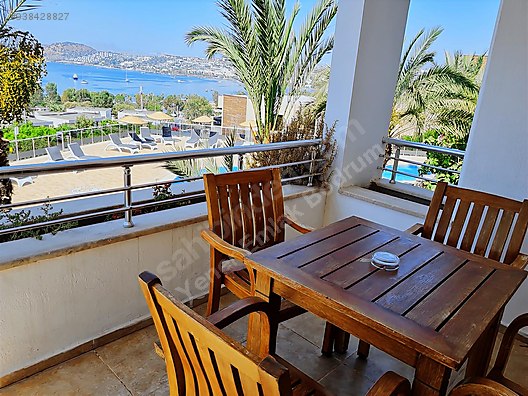 Bodrum bardakçı da deniz manzaralı ful eşyalı kiralık daire Kiralık