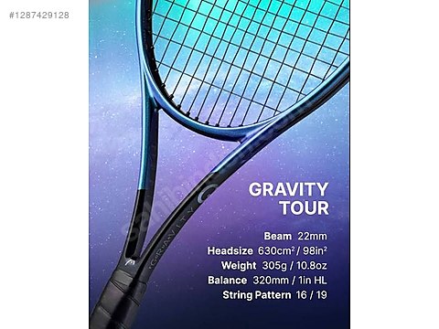 HEAD 2025 GRAVITY Tour G2 （使用頻度少） Head Gravity Tour 2025 at sahibinden.com - 1287429128