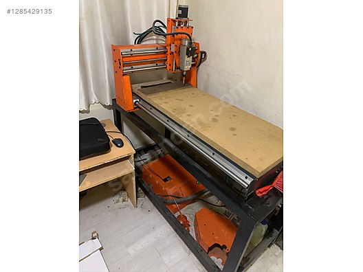 Mach Cnc Router ACİL 1200x500 masa üstü cnc router mach 3 bilgisayar ile - İkinci El ...