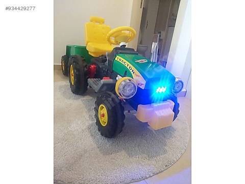 akulu traktor 12v cift motor turbolu led far muzik at sahibinden com 934429277