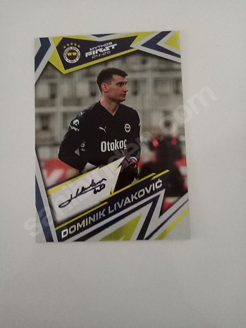 imzalı livakovic kartı