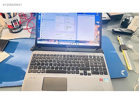 Sony / sony vaio sorunsuz donmasız laptop i5 8gb ram on sahibinden