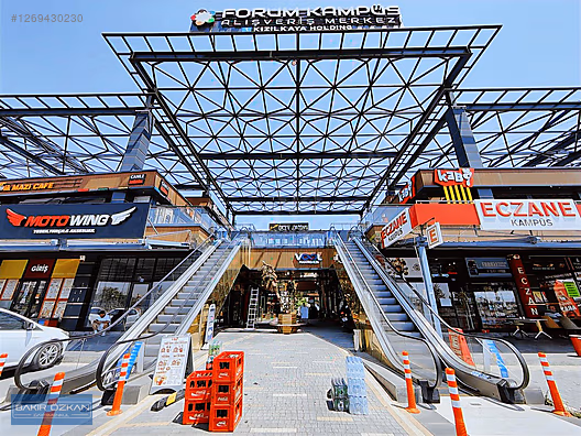 BAKIR ÖZKAN'DAN FORUM KAMPÜS DE SATILIK YATIRIMLİK KÖŞE DÜKKAN #1269430230