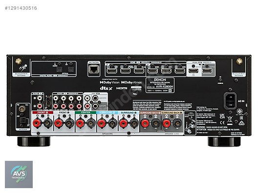 Denon AVR-X2800H 7.2 Kanal Av Receiver Denon Yetkili Satıcısı
