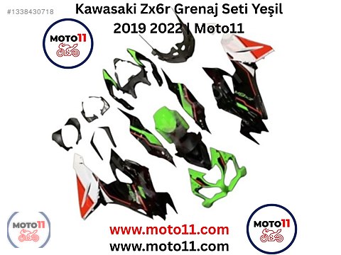 パーツ goodness Grenaj / Kawasaki Zx6r Grenaj Seti Yeşil 2019 2022 | Moto11