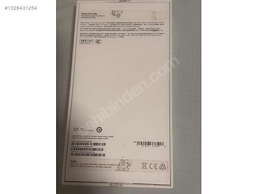 Apple / iPhone 14 Pro Max / Orjinal değişensiz 14 pro Max 128 gb