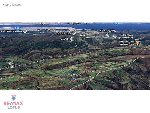 Kocaeli Körfez Dereköy'de 1.797m² Konut İmarlı Satılık Arsa