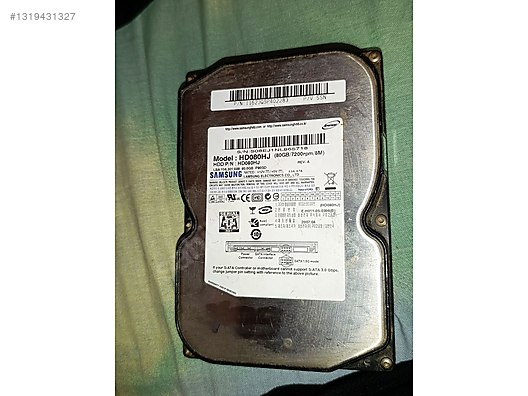 Samsung pc ジャンク品 99 Sağlıklı - Samsung Spinpoint 80 GB 3.5