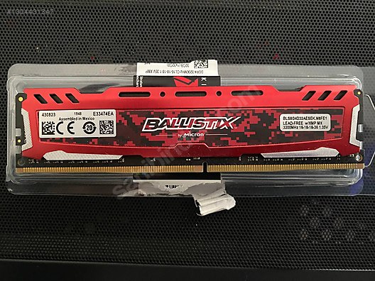 Crucial Ballistix Sport LT 8GB DDR4 3000MHz CL15 RAM on sahibinden