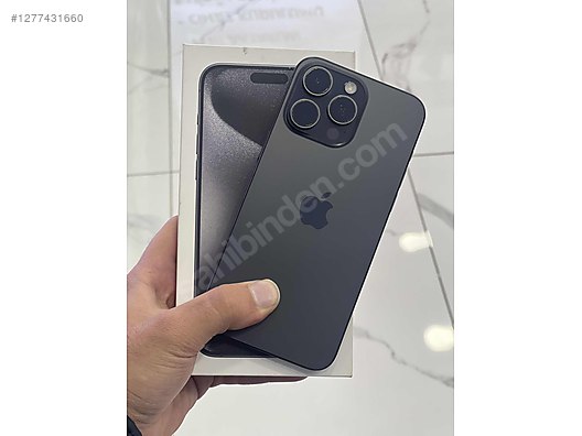 Resim Apple iPhone 15 Pro Max İkinci El TR | 256 GB | Siyah İkinci El İPHONE 15 PRO MAX 256 GB PİL 86 20 GÜN GARANTİ HATASIZ TÜRKİYE
