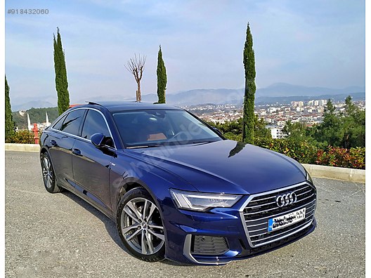 audi a6 a6 sedan 40 tdi quattro sport bayi cikisli sline paket navara mavisi ozel bir arac at sahibinden com 918432060