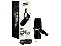 SHURE MV7+ YAYINCI MİKROFONU, ORİJİNAL, KUTUSUNDA, GARANTİLİ