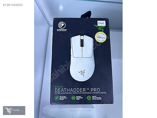 Razer DeathAdder V3 Pro Beyaz Optik Kablolu/Kablosuz Oyuncu Mous