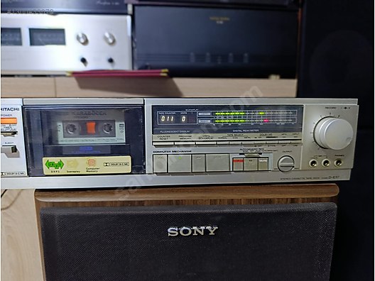 キャプテン HITACHI STEREO CASSETTE DECK D-E57 sahibinden.comda - 1300433079