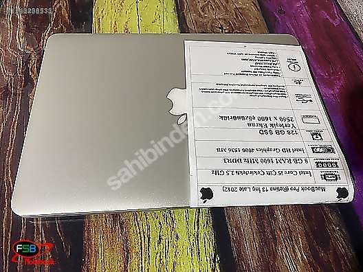 Apple Macbook / MacBook Pro 13'' A1425 2012 i5 2.5 GHz 8 GB RAM