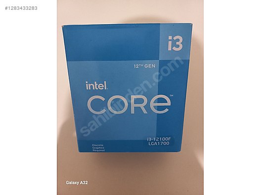 INTEL I3 12100F + ASUS H610M-K D4 - İşlemci ve Tüm Masaüstü Bilgisayar Parçaları sahibinden.com'da