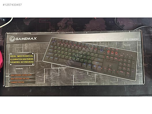 Gamemax Blue Switch Rgb Mekanik Klavye - Kablolu Klavyeler sahibinden.com'da