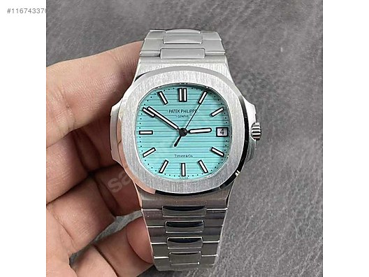 インテリア時計 Patek Philippe GENEVE TIFFANY&CO SILVER Patek Philippe / Patek Philippe Nautilus Tiffany & CO 40 MM