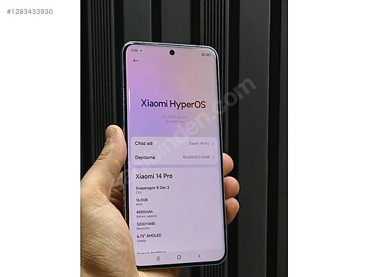 İkinci El ve Sıfır Alışveriş / Cep Telefonu & Aksesuar / Cep Telefonu / Xiaomi / 14 Pro