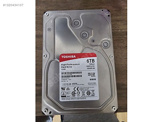 6TB HDD 東芝 toshiba 6tb x300 hdd (SIFIR) sahibinden.comda - 1320434107