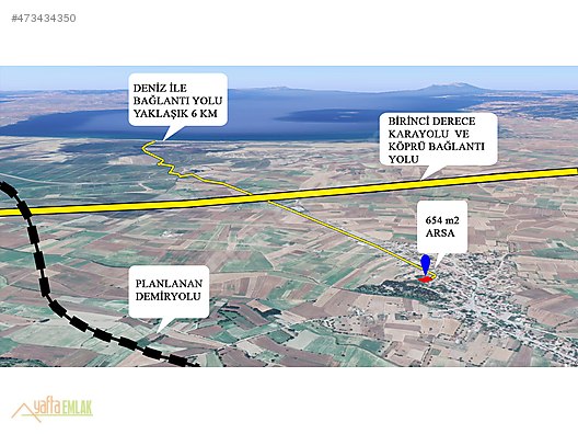 Evrese Kesanoglu Mahallesinde 654m2 Arsa Satiliktir Satilik Arsa Ilanlari Sahibinden Com Da 473434350