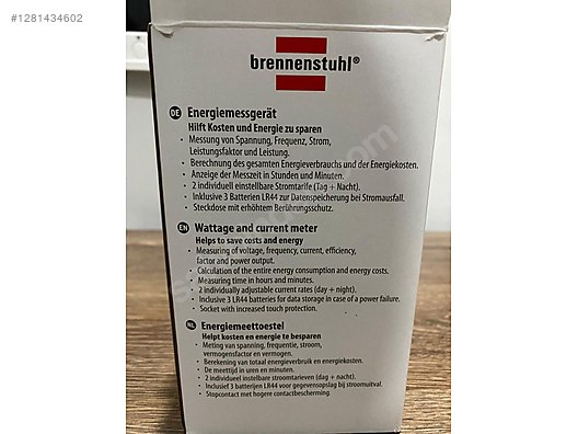 İkinci El ve Sıfır Alışveriş / Teknik Elektronik / Test & Ölçüm Cihazı / Watt Ölçer