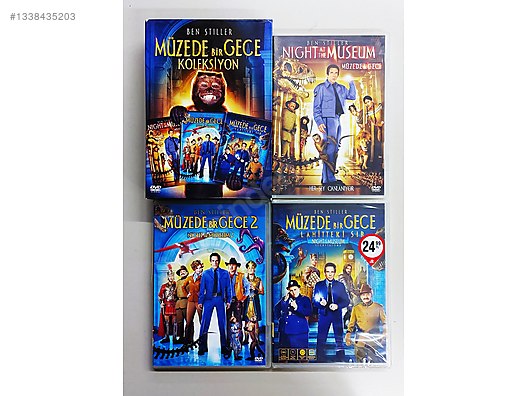 Müzede Bir Gece - 3 Film DVD Box Set on sahibinden.com - 1338435203