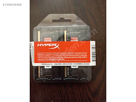 Kingston HyperX Impact 32GB (2x16) 3200 MHz DDR4 CL20 HX432S20IB