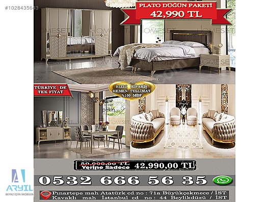 Koltuk Takımı / kefilsiz kartsız peşinatsız elden taksitle düğün paketi